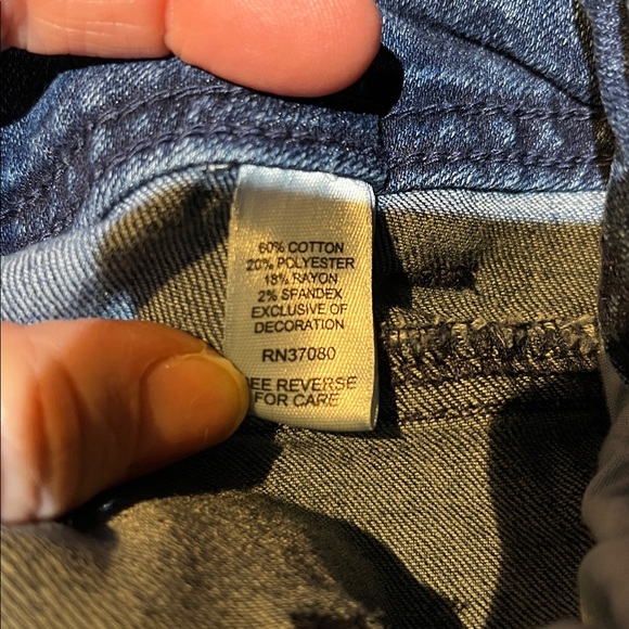 Rose Embroidered Denim Straight Leg Jeans - Picture 4 of 6